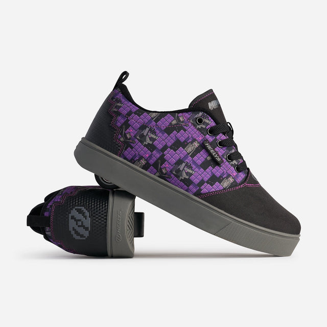 Heelys Minecraft Enderman Pro 20 Limited Edition BLACK/PURPLE