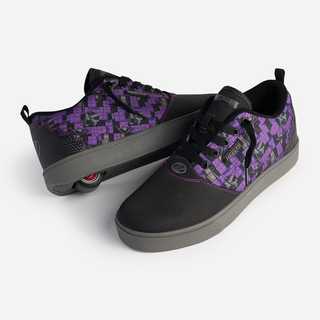 Heelys Minecraft Enderman Pro 20 Limited Edition BLACK/PURPLE