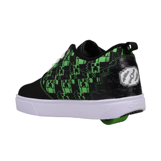 Heelys Minecraft Pro 20 Limited Edition BLACK/GREEN PRINT