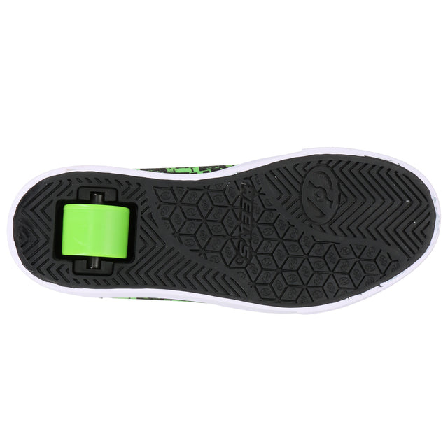 Heelys Minecraft Pro 20 Limited Edition BLACK/GREEN PRINT