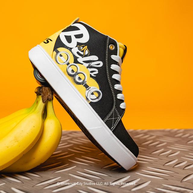Heelys Minions Racer 20 Mid Sale Item BLACK/YELLOW/WHITE