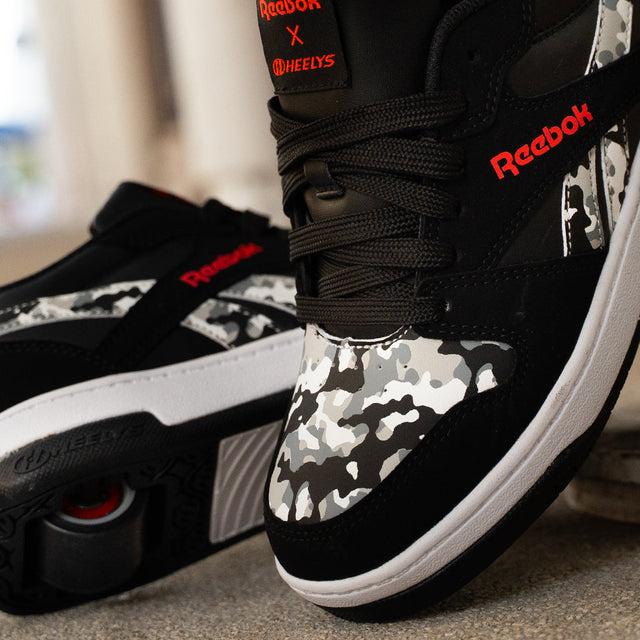 Heelys Reebok Bb4500 Low Limited Edition BLACK/WHITE/RED