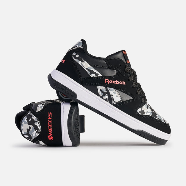 Heelys Reebok Bb4500 Low Limited Edition BLACK/WHITE/RED