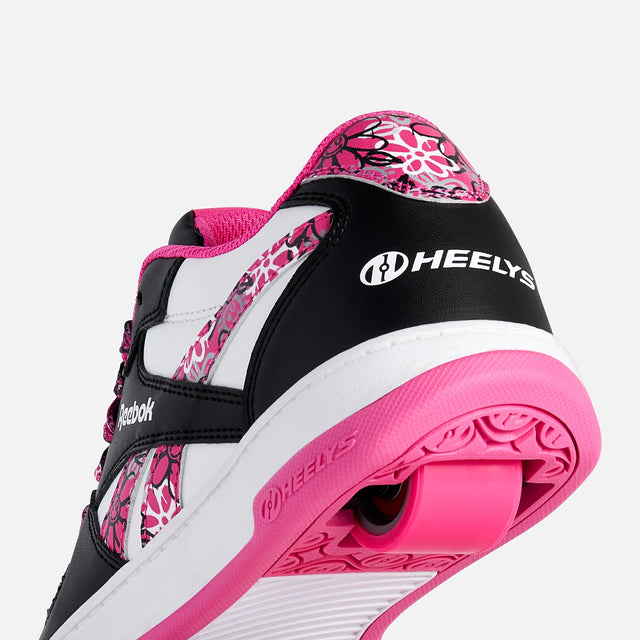 Heelys Reebok Bb4500 Low Sale Item BLACK/WHITE/PINK