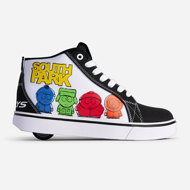 heelys South Park Racer Mid Sale Item BLACK/WHITE/YELLOW