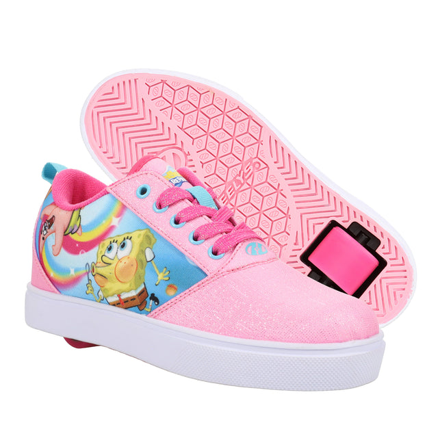 Heelys SpongeBob Squarepants Pro 20 Sale Item SPARKLE PINK/AQUA