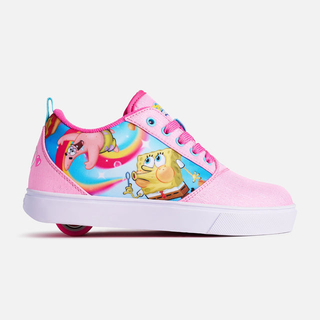 heelys SpongeBob Squarepants Pro 20 Sale Item SPARKLE PINK/AQUA