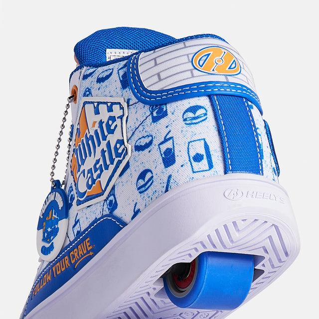 Heelys White Castle Slider Riders Limited Edition WHITE/BLUE