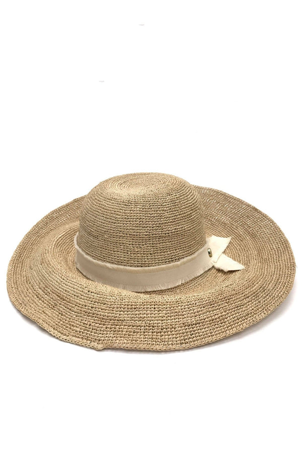 Heidi Klein Cape Elizabeth Raffia Wide Brim Hat HAT