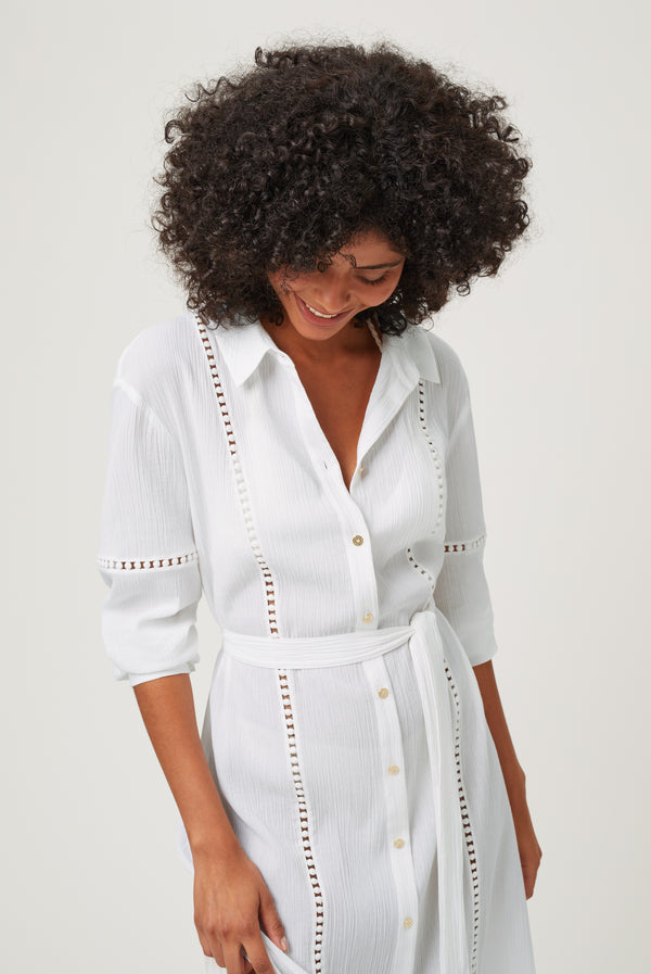 Heidi Klein Antibes Beach Maxi Shirt Dress