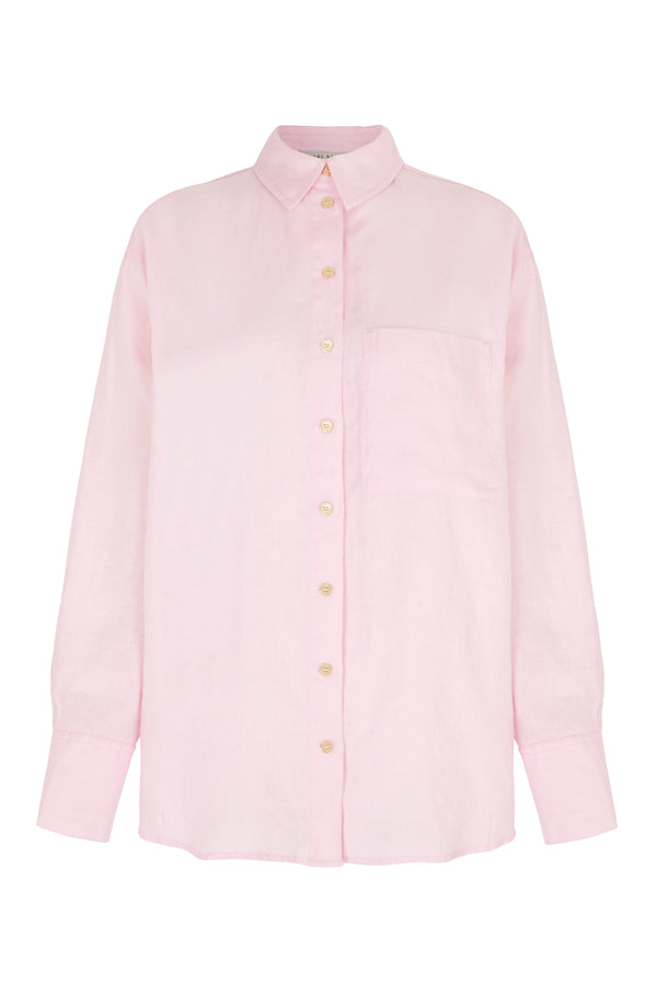 Heidi Klein Baie De Cassis Oversized Beach Shirt