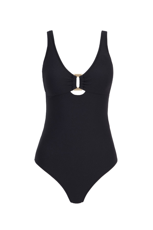 Heidi Klein Black Rectangle Swimsuit Swimsuit