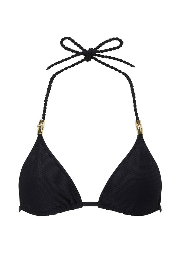Heidi Klein Black Triangle Top BIKINI TOP