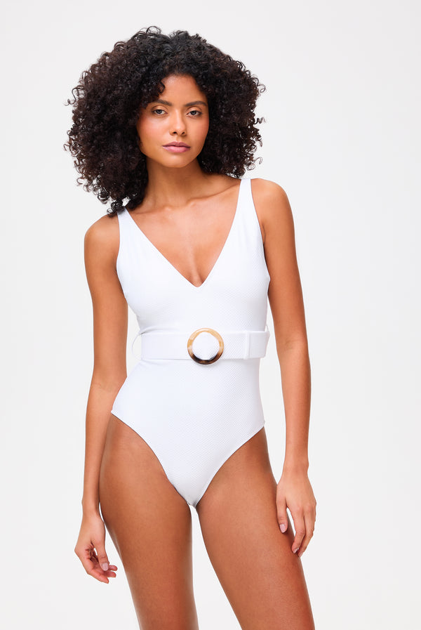 heidi klein Cala Luna Belted Swimsuit Swimsuit
