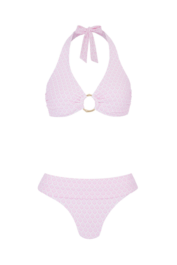 Heidi Klein Cap Ferrat Ring Halterneck Bikini