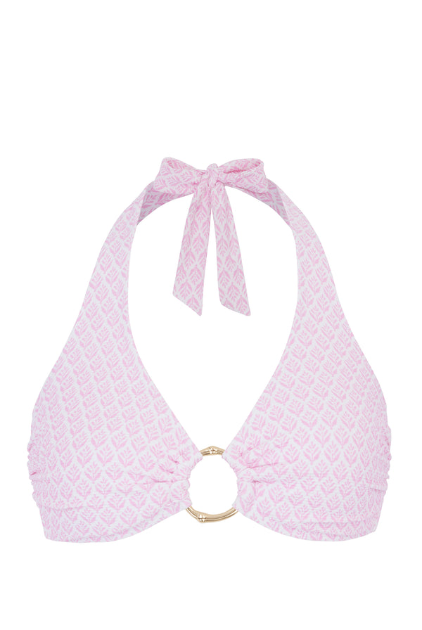 Heidi Klein Cap Ferrat Ring Halterneck Top