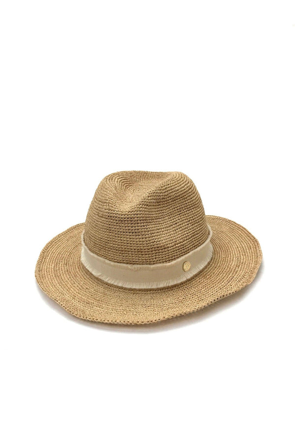 Heidi Klein Cape Elizabeth Raffia Fedora Hat HAT