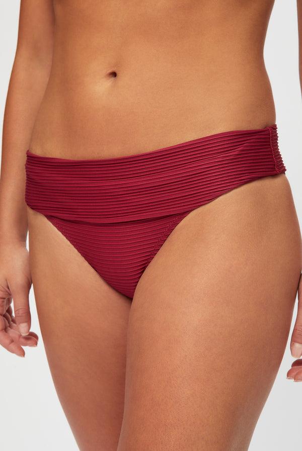 heidi klein Cassis Fold Over Bottom