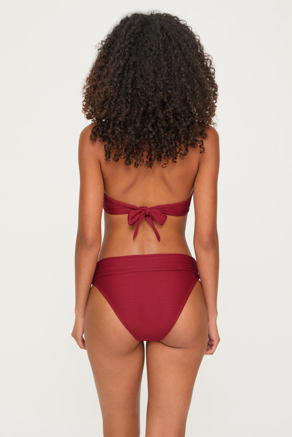 Heidi Klein Cassis U-Bar Halterneck Top