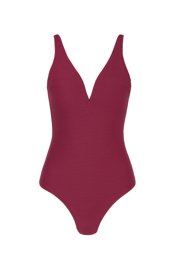 Heidi Klein Cassis V-Cut Swimsuit