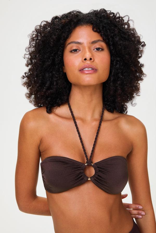 Heidi Klein Coco Palm Ring Bandeau Bikini