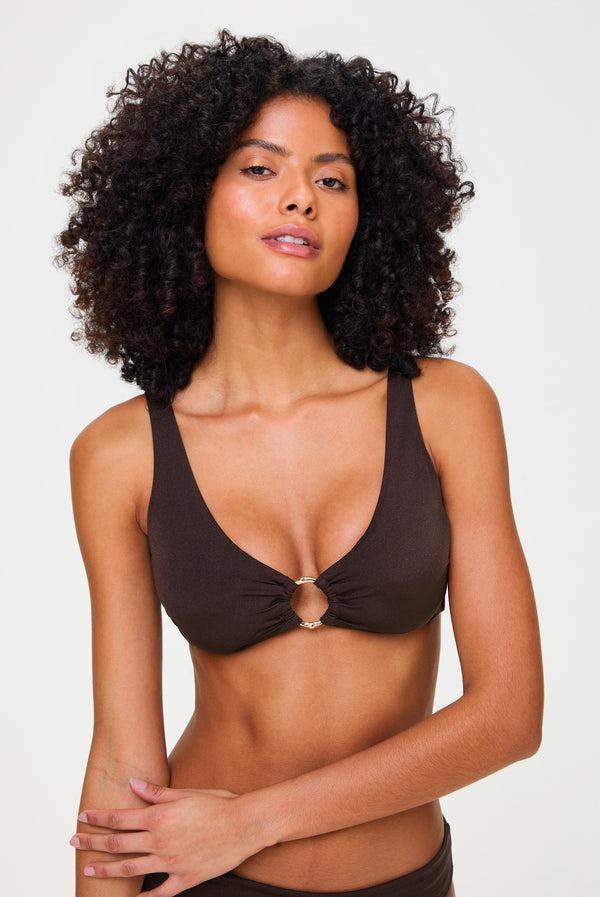 heidi klein Coco Palm Ring Top