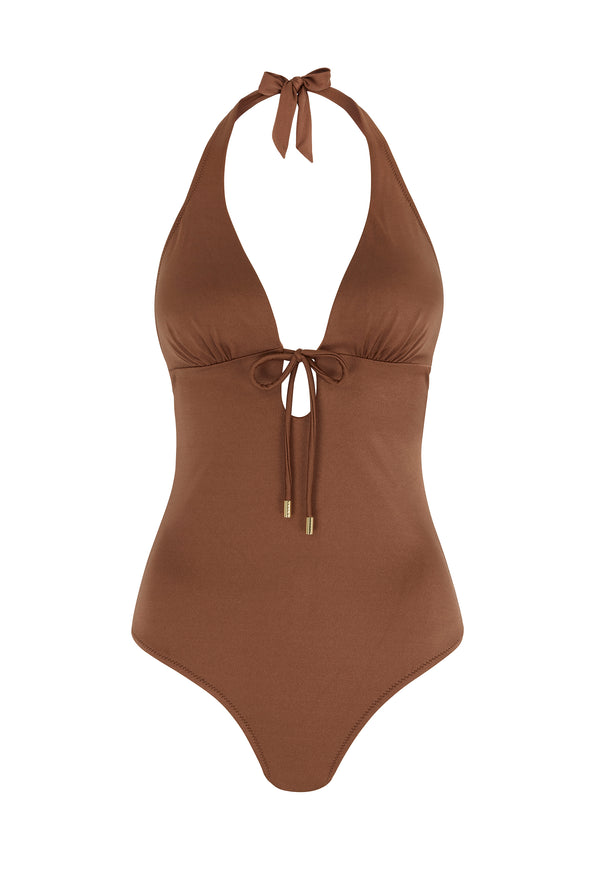 Heidi Klein Grasse Halterneck Swimsuit