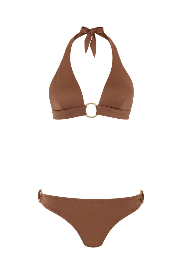 Heidi Klein Grasse Ring Halterneck Bikini