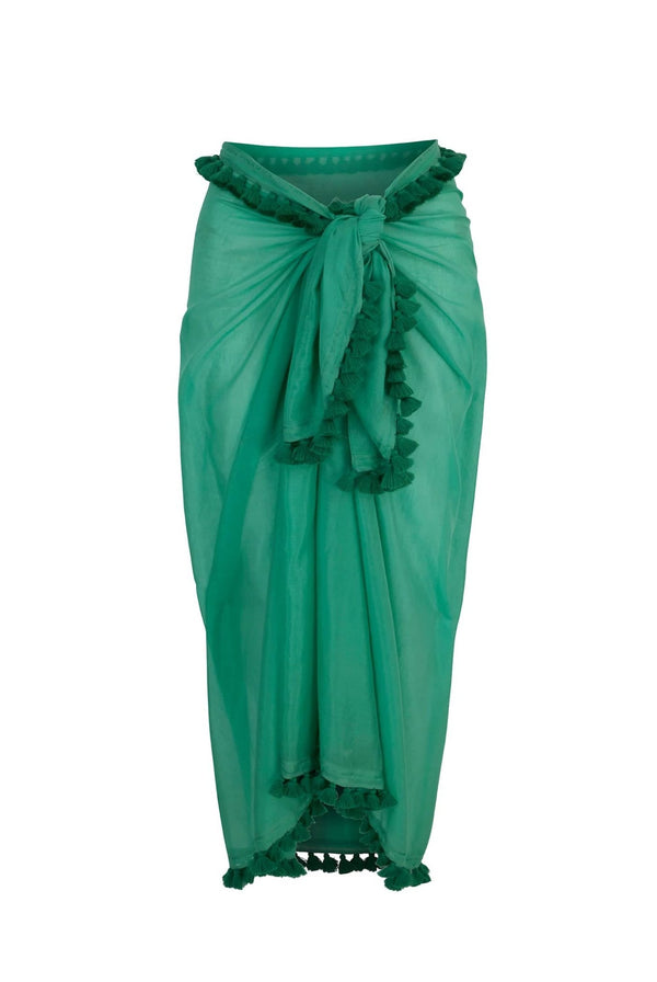 Heidi Klein Jade Tassel Trim Sarong