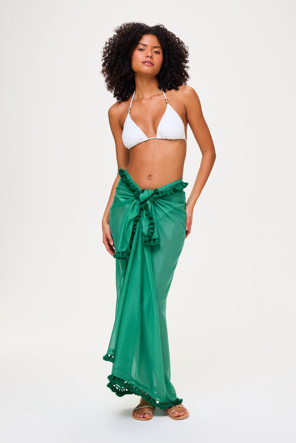 heidi klein Jade Tassel Trim Sarong