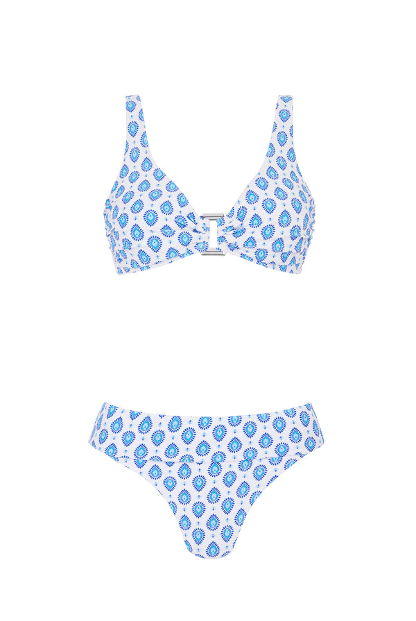 Heidi Klein La Croisette Rectangle Plunge Bikini