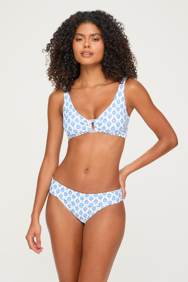 heidi klein La Croisette Rectangle Plunge Bikini