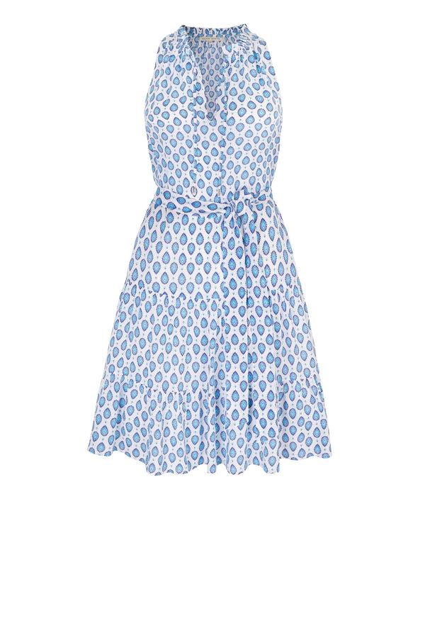 Heidi Klein La Croisette Ruffle Neck Mini Dress