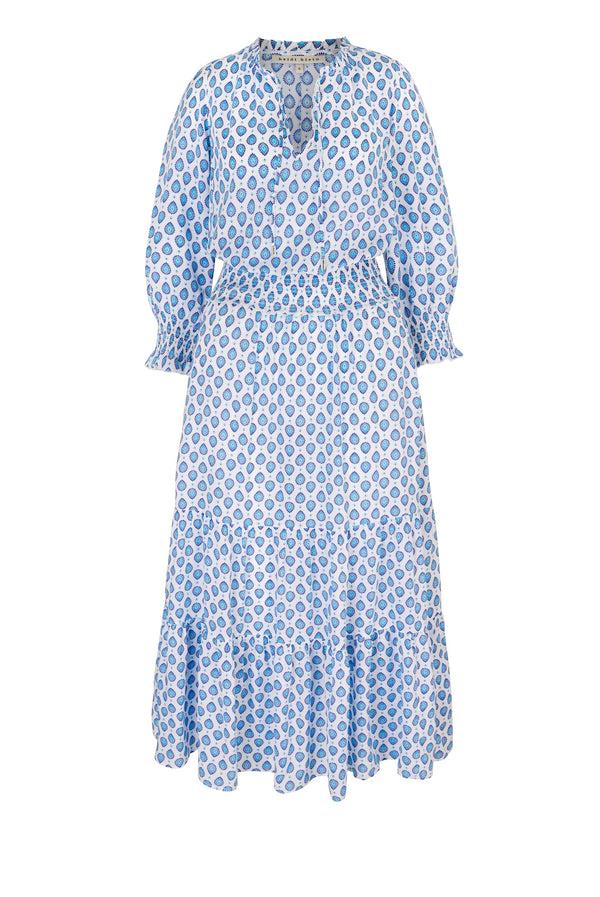 Heidi Klein La Croisette Smocked Waist Maxi Dress
