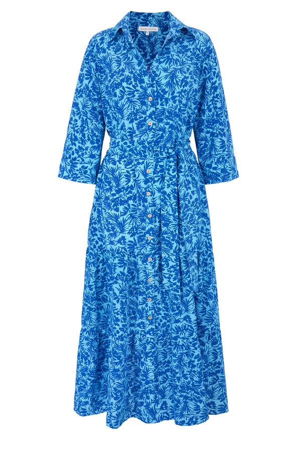 Heidi Klein La Marquet Silk Maxi Shirt Dress