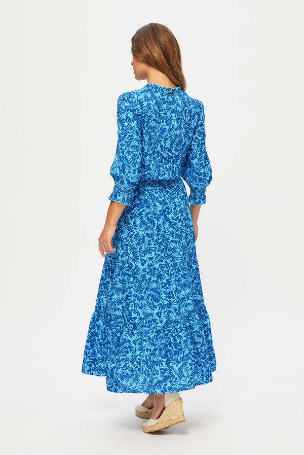 Heidi Klein La Marquet Smocked Waist Maxi Dress