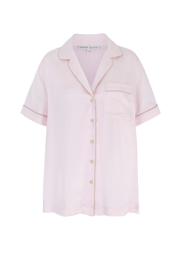 Heidi Klein Lucca Short Sleeve Silk Pyjama Set