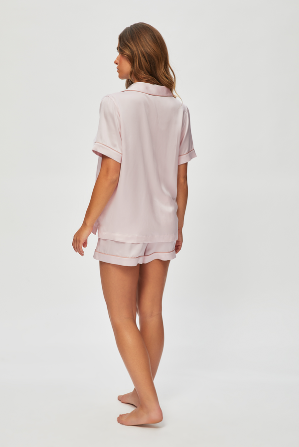 Heidi Klein Lucca Short Sleeve Silk Pyjama Set
