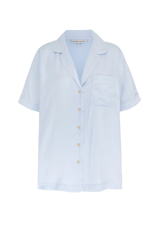 Heidi Klein Lucca Short Sleeve Silk Pyjama Set
