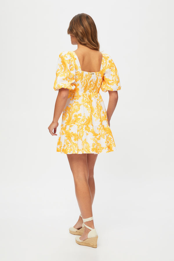 Heidi Klein Mandelieu Square Neck Mini Dress