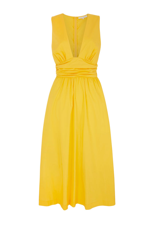 Heidi Klein Mimosa Plunge Midi Dress