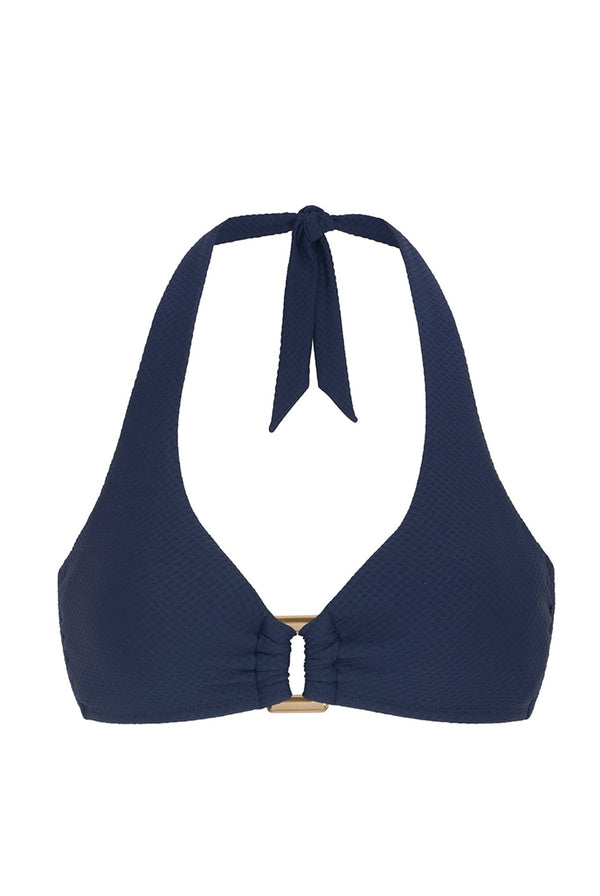 Heidi Klein Navy Rectangle Top