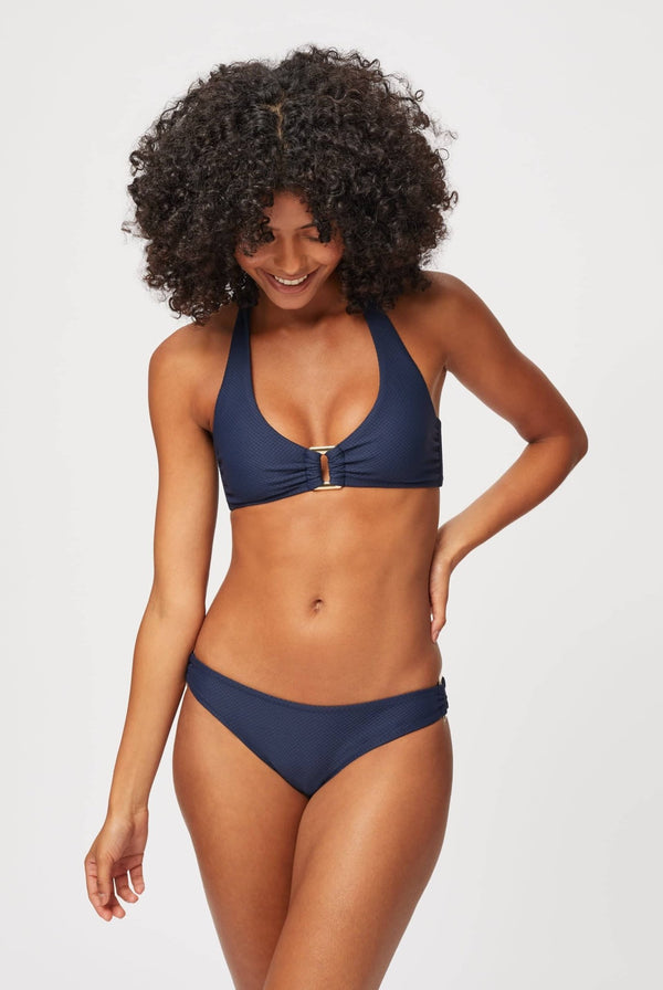 Heidi Klein Navy Rectangle Top