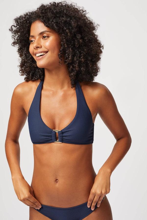 heidi klein Navy Rectangle Top