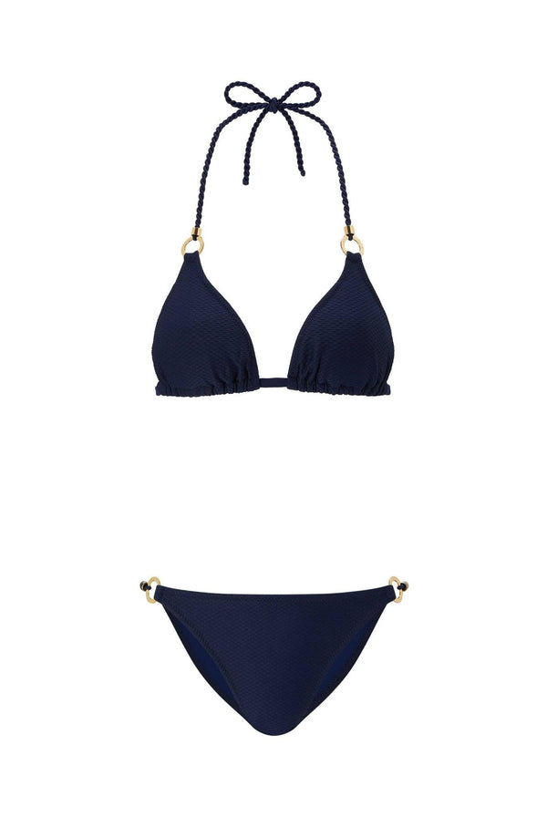 Heidi Klein Navy Ring Triangle Bikini BIKINI