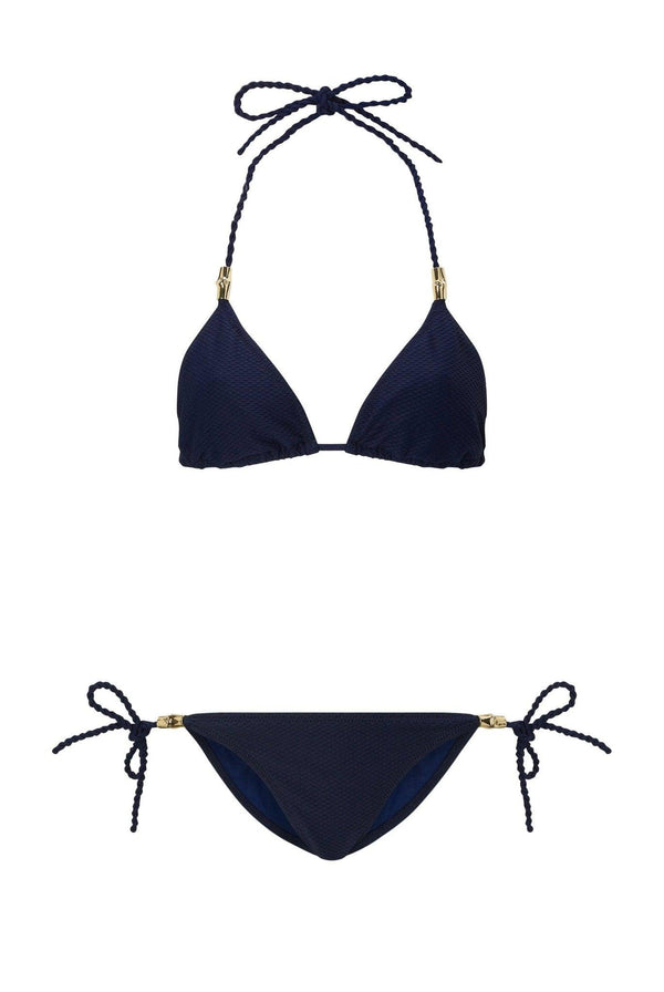Heidi Klein Navy Triangle Bikini BIKINI