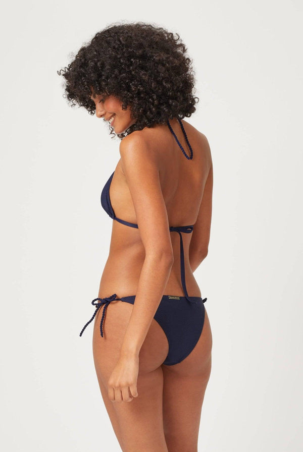 Heidi Klein Navy Triangle Bottom BIKINI BOTTOM