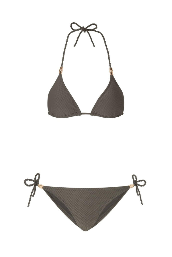 Heidi Klein Olive Triangle Bikini BIKINI