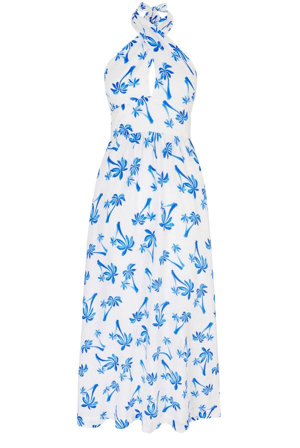 Heidi Klein Palm Beach Halterneck Maxi Dress