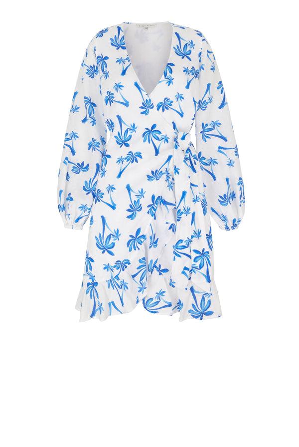 Heidi Klein Palm Beach Mini Wrap Dress